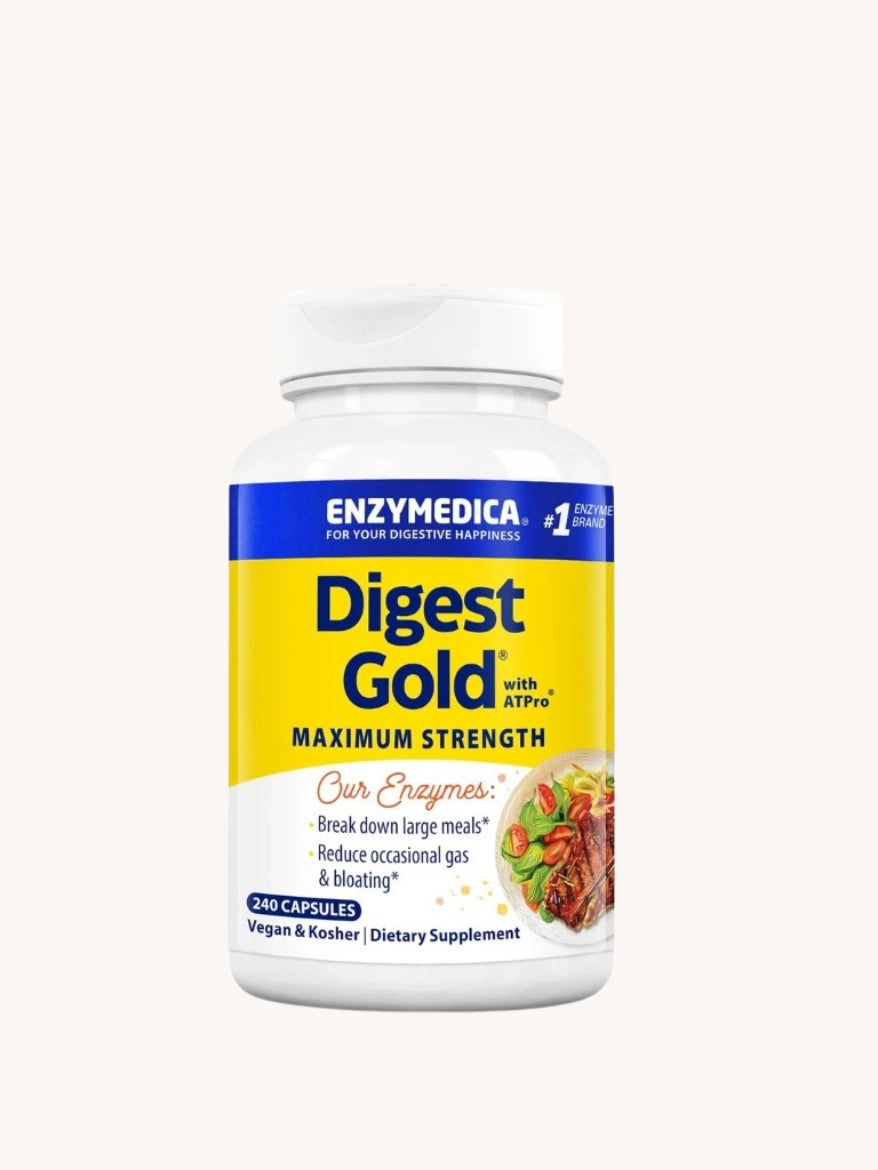 Enzymedica Digest Gold + ATPro Maximum Strength 240 Capsules
