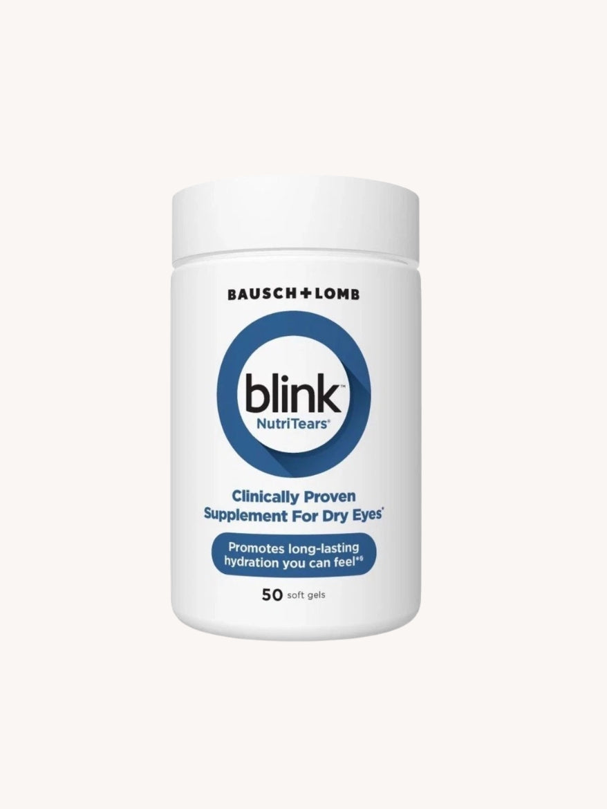 Lomb blink NutriTears Supplement Dry Eyes 50 Soft Gels