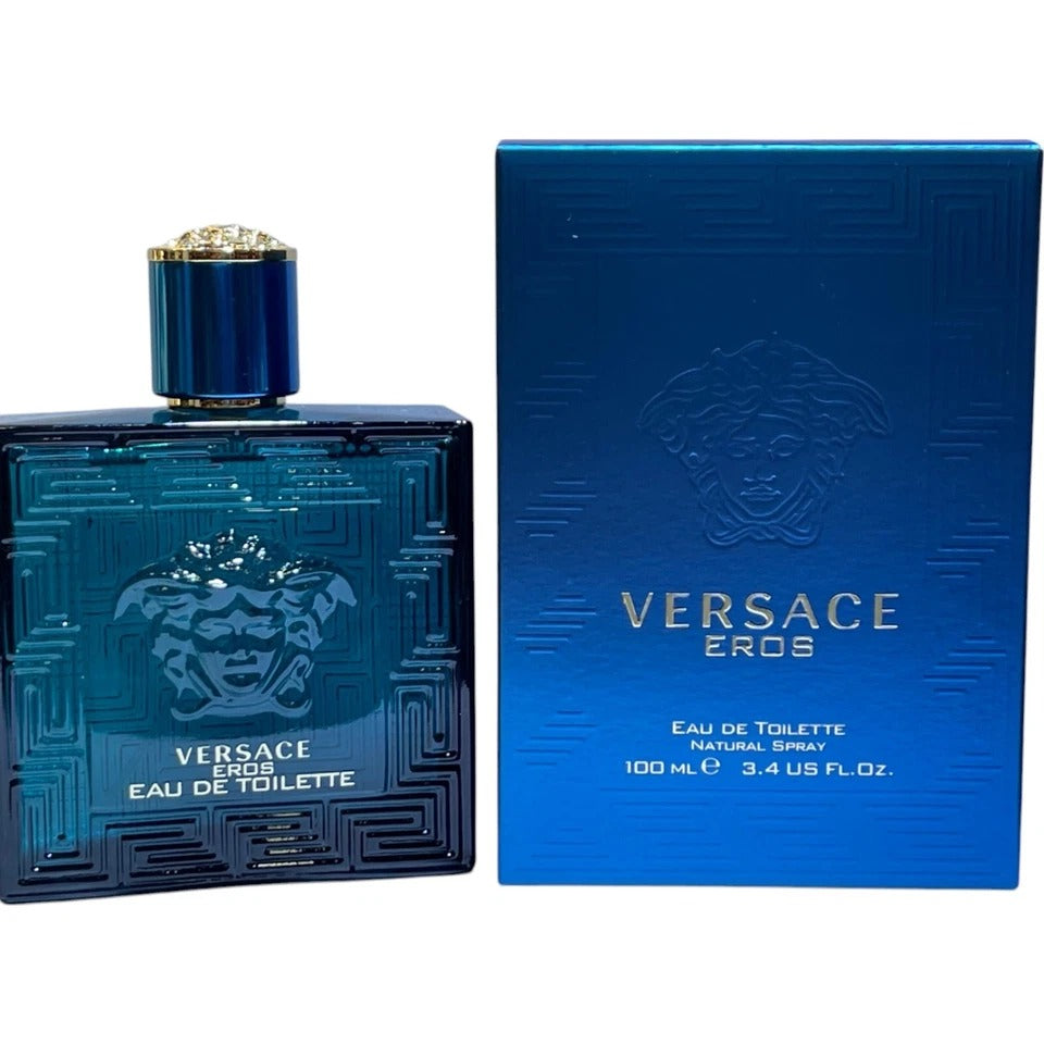 Versace EROS Eau De Toilette Spray 3.4oz (100 ml)
