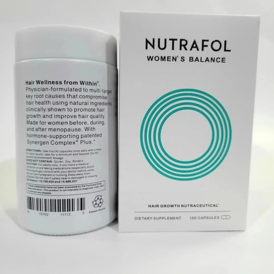 Nutrafol Women Hair Growth Nutraceutical Supplement 120 Capsules