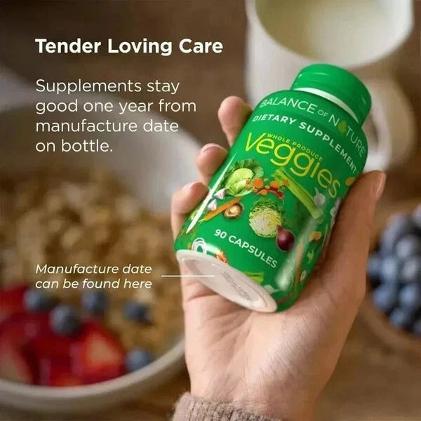 2 Pack, 180 Fruits and 180 Veggies Whole Food Supplement