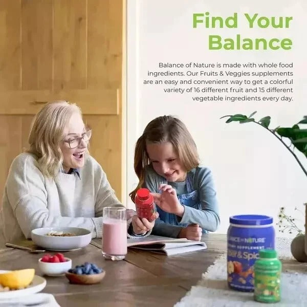 2 Pack, 180 Fruits and 180 Veggies Whole Food Supplement