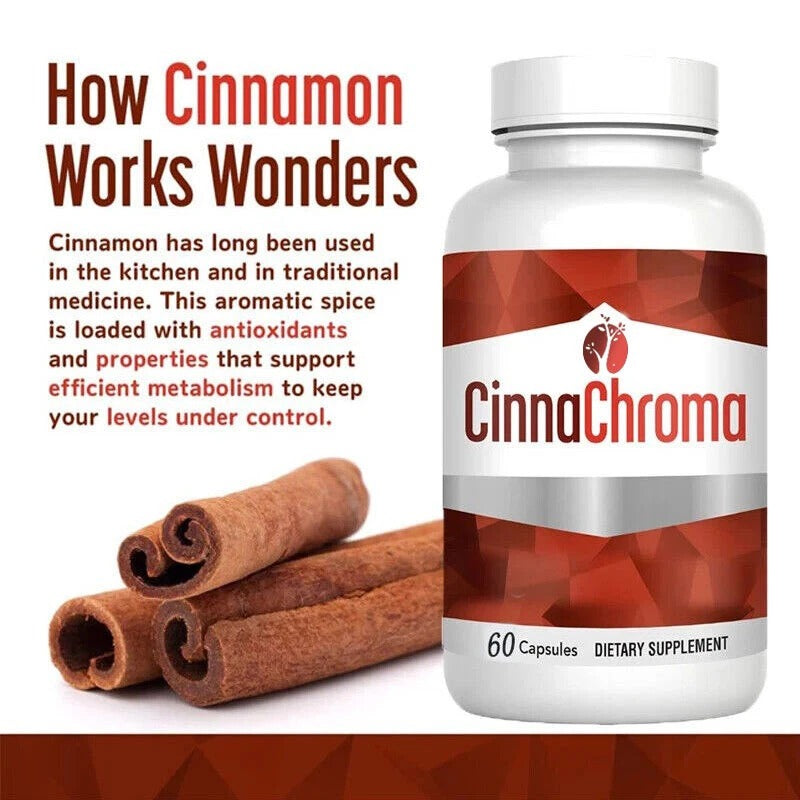 CinnaChroma 60 Cinnamon Capsules