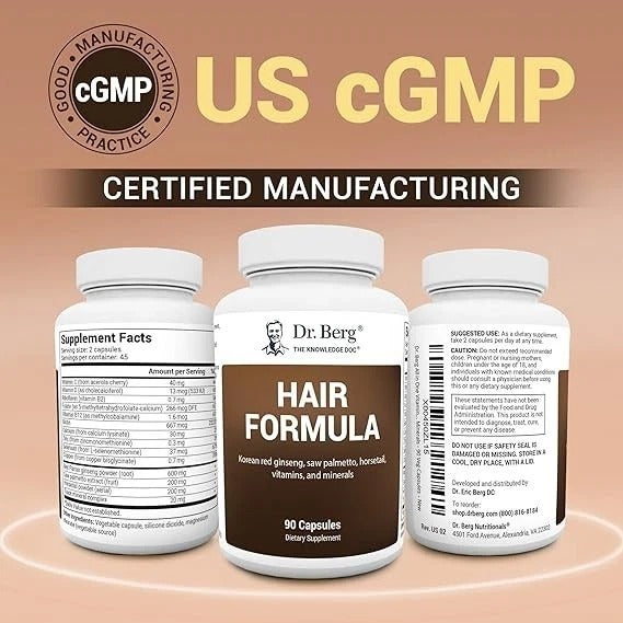 Hair Formula - Hair, Skin, and Nails Vitamins, 90 Capsules
