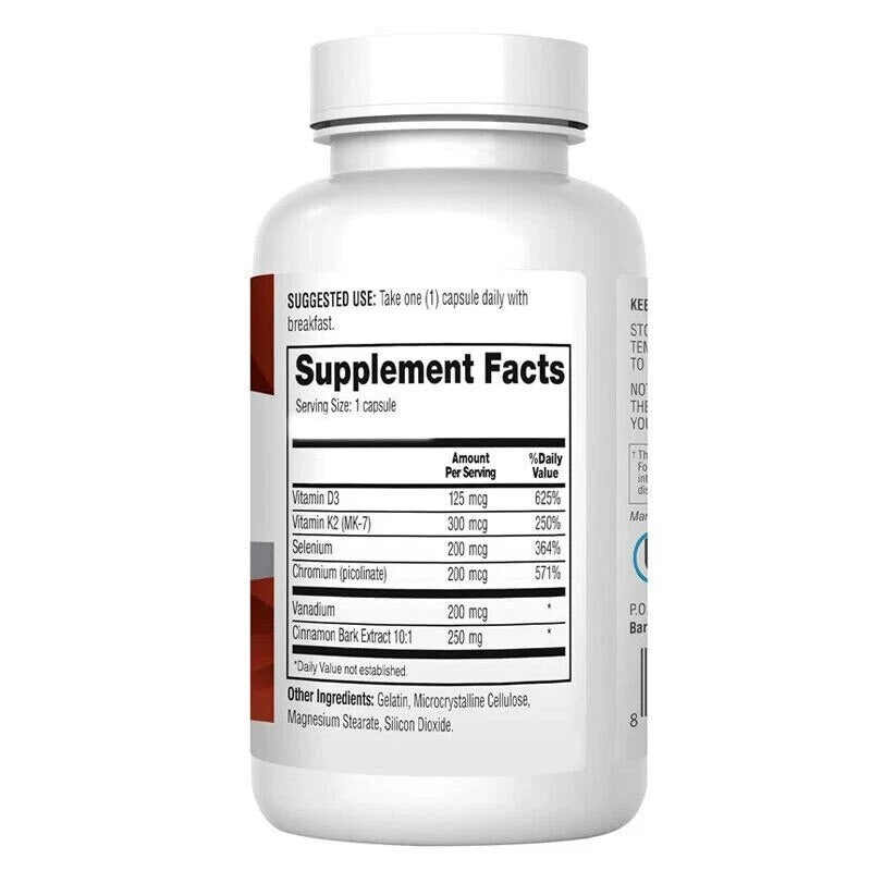 CinnaChroma 60 Cinnamon Capsules