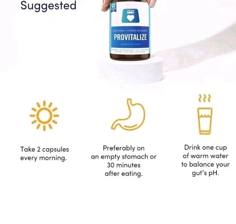 PROVITALIZE Probiotic Menopause Supplement, 60 Caps