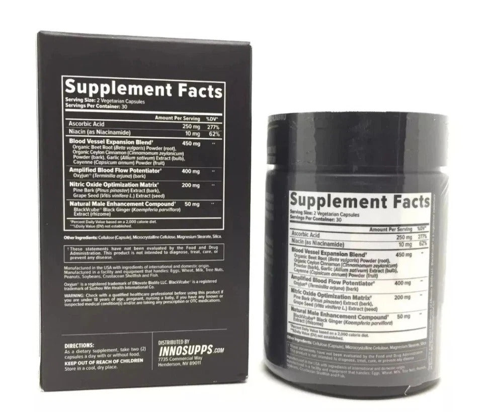 InnoSupps Nitro Wood Magnum Circulation Support 60 Capsules