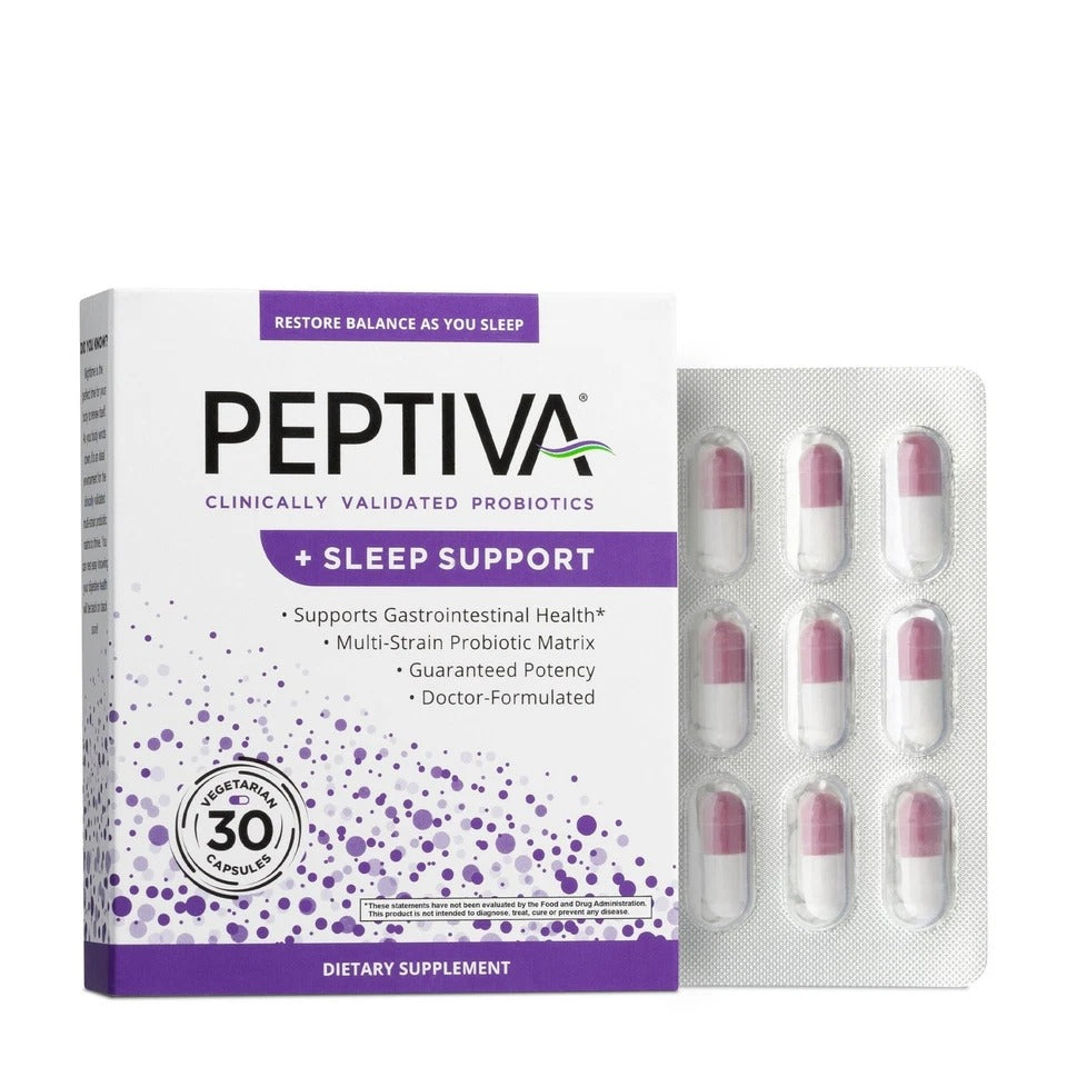 Clinically Validated Probiotics + Sleep Support - 30 Capsules