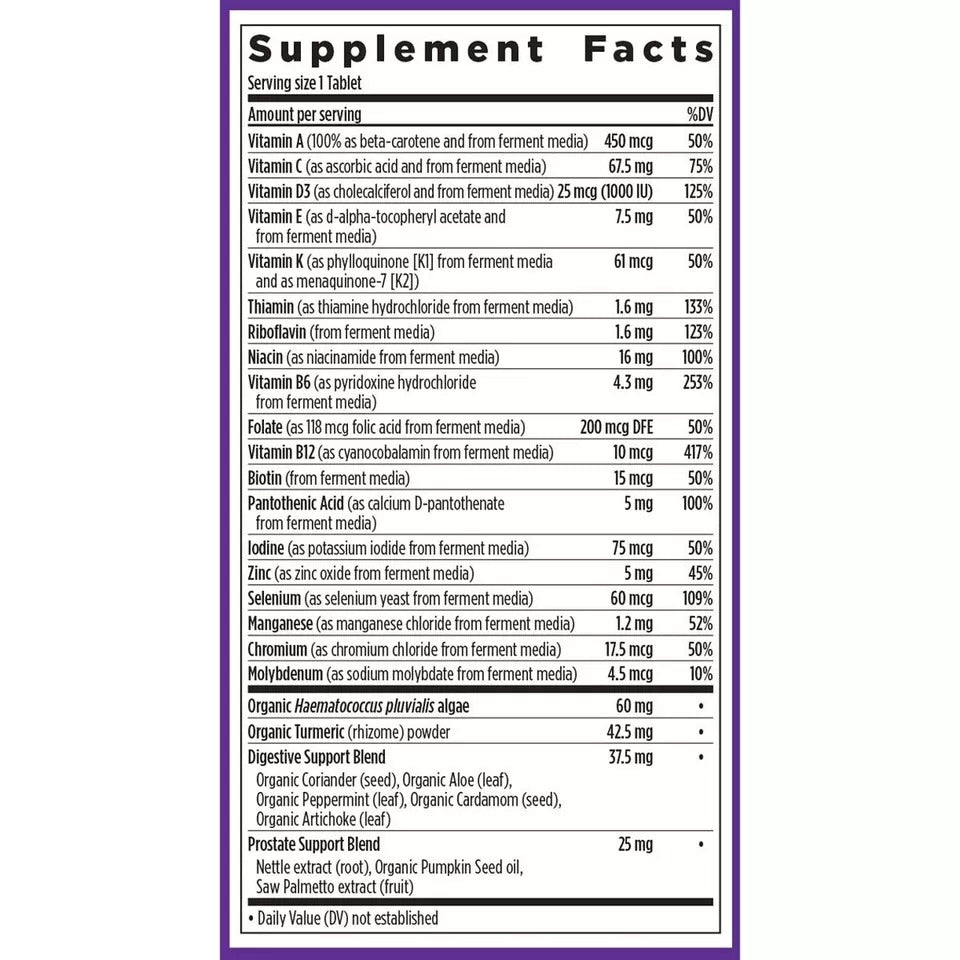 New Chapter Every Man's Multivitamin Tablets - 48 Count
